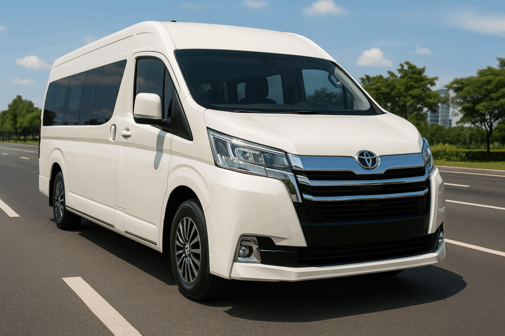 Hiace Premio Luxury Transportasi Premium untuk Keluarga & Bisnis